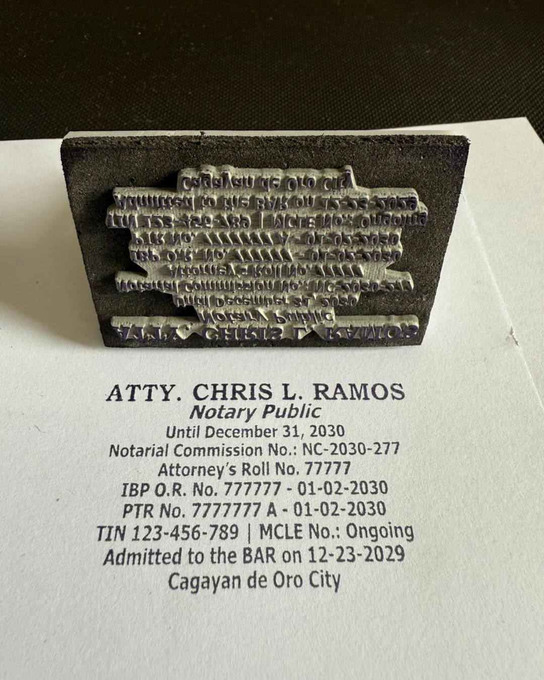 Rubber Stamps
